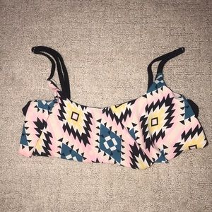 Ruffle swim suit top!